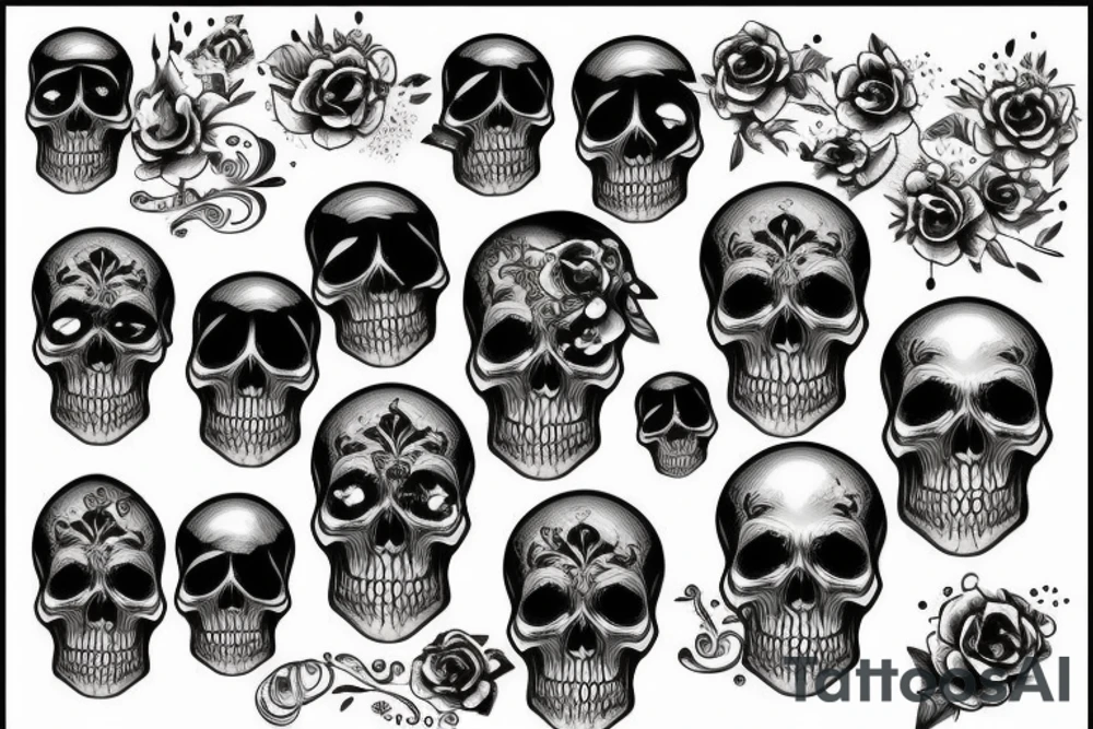 skull tattoo idea