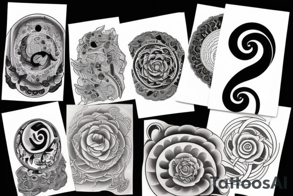 Yin yang tattoo idea