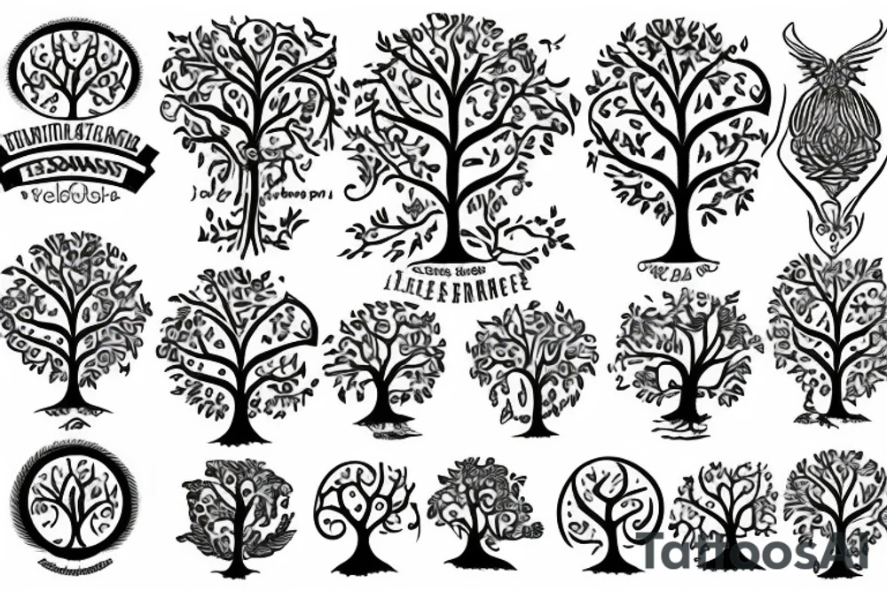 Tree of life tattoo idea