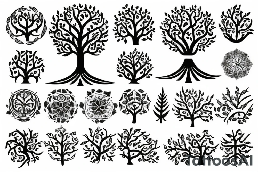 Tree of life tattoo idea