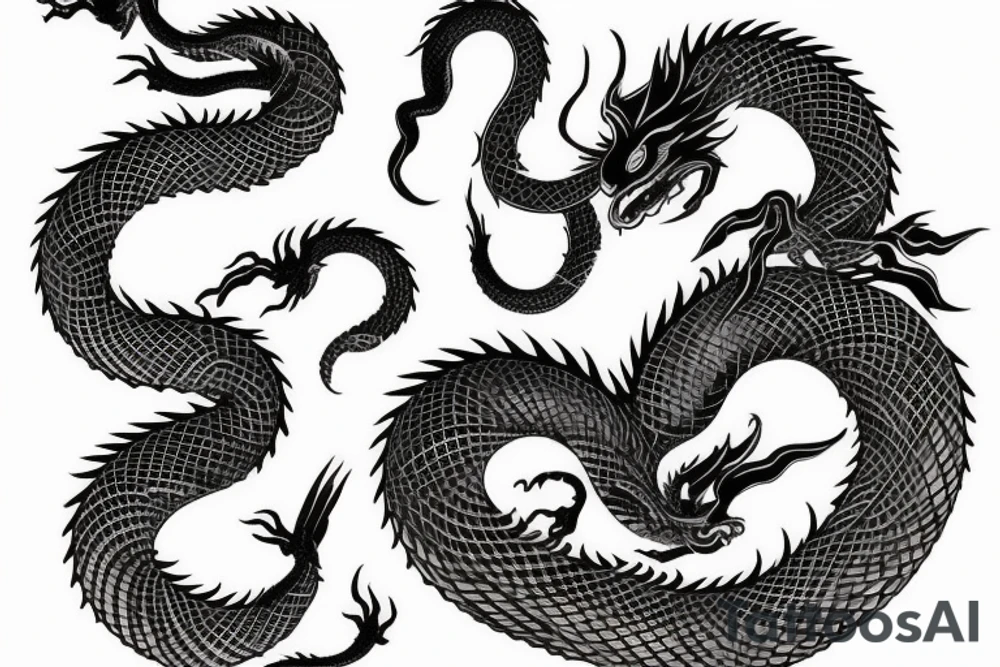 cosmic dragon snake on left arm and left
chest tattoo idea cosmic dragon snake on left arm and left
chest tattoo idea