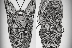 albuferenc boat with a mast tattoo idea