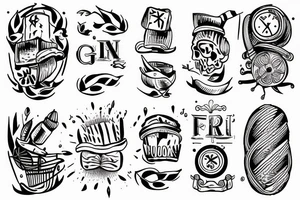 Raised granary tattoo idea
