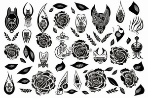 Hórreo house tattoo idea