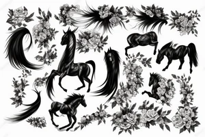 horse tattoo idea