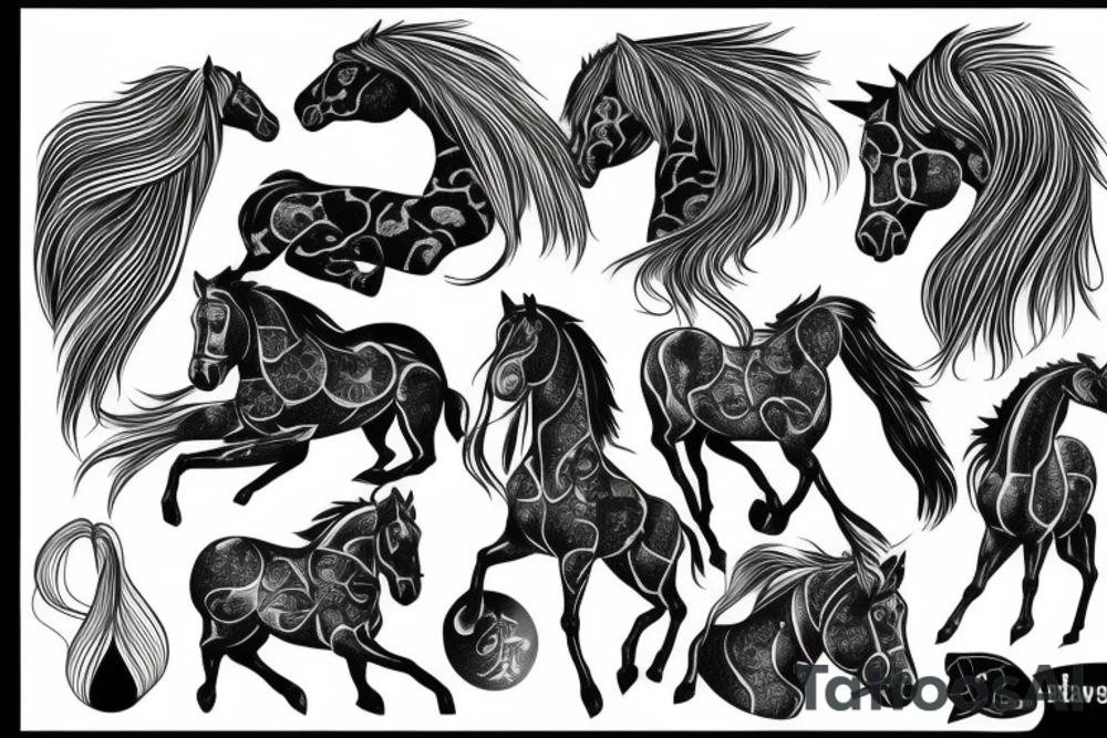 horse tattoo idea
