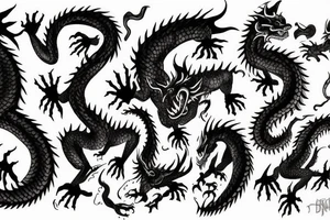 dragon beast tattoo idea