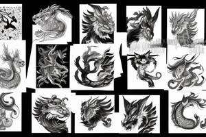 luck dragon tattoo idea