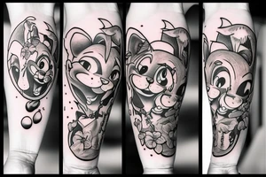 Tom and Jerry tattoo idea