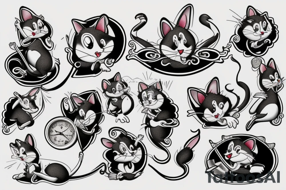 Tom and Jerry tattoo idea