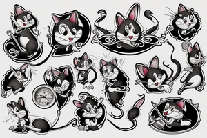 Tom and Jerry tattoo idea