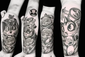 Tom and Jerry tattoo idea