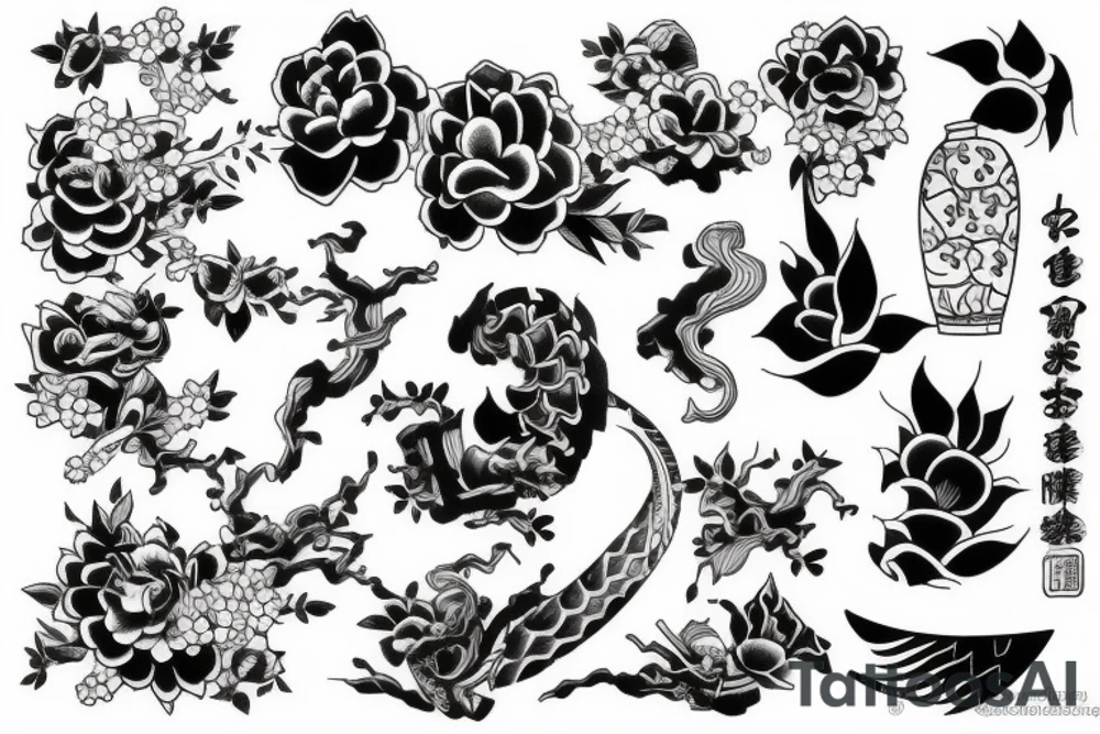 japanese sleeve tattoo idea