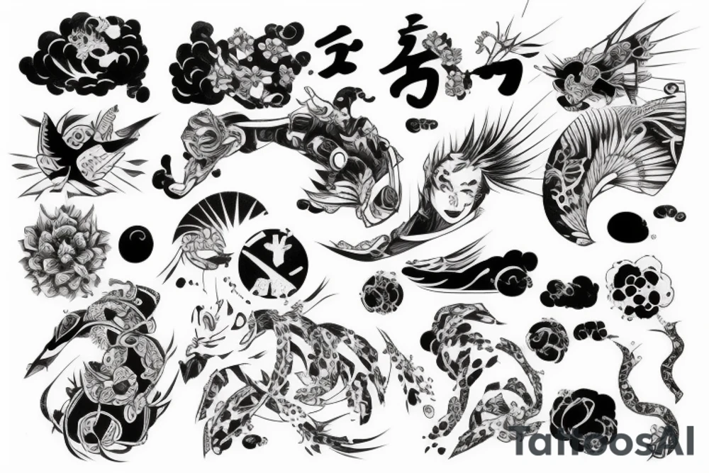 japanese sleeve tattoo idea