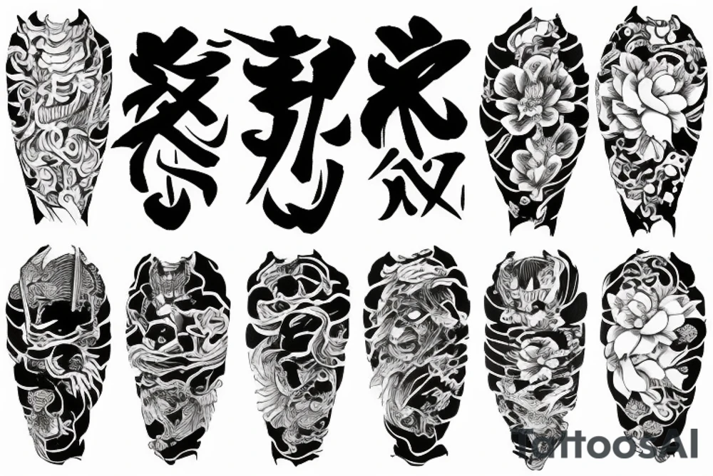 japanese sleeve tattoo idea