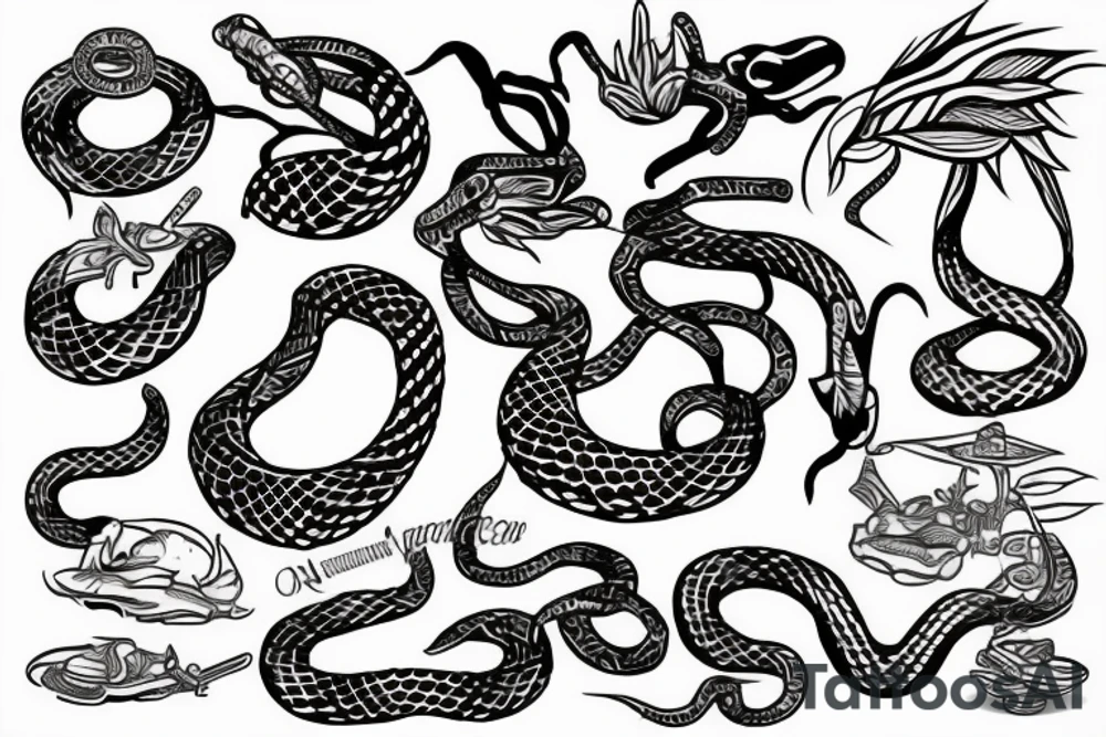snake tattoo idea