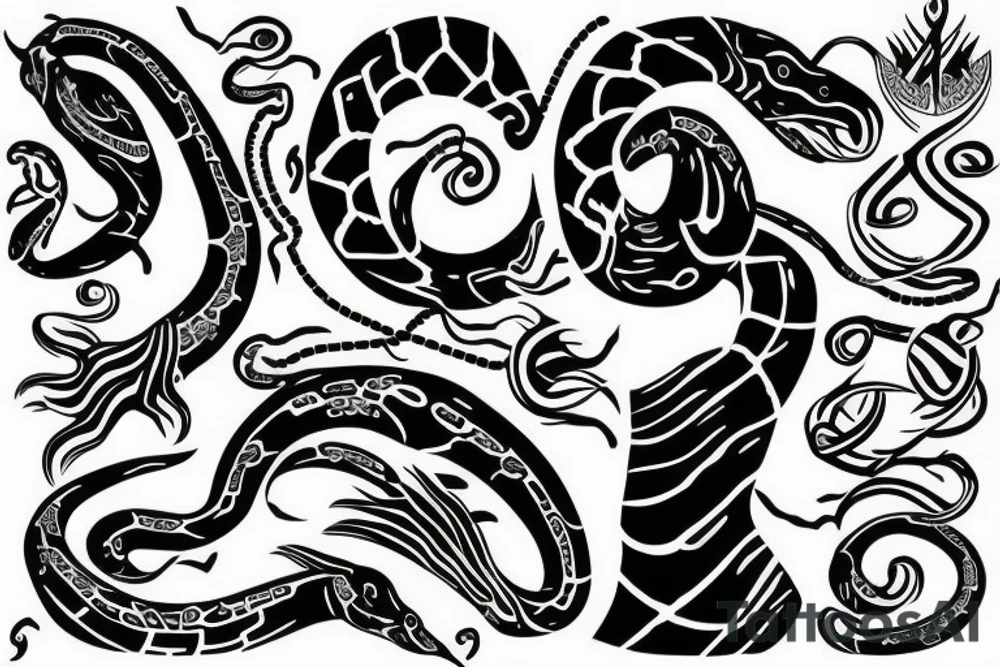 snake tattoo idea
