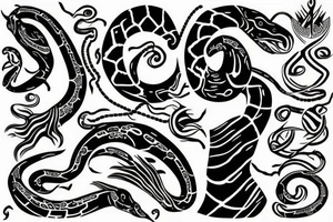 snake tattoo idea