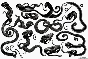 snake tattoo idea