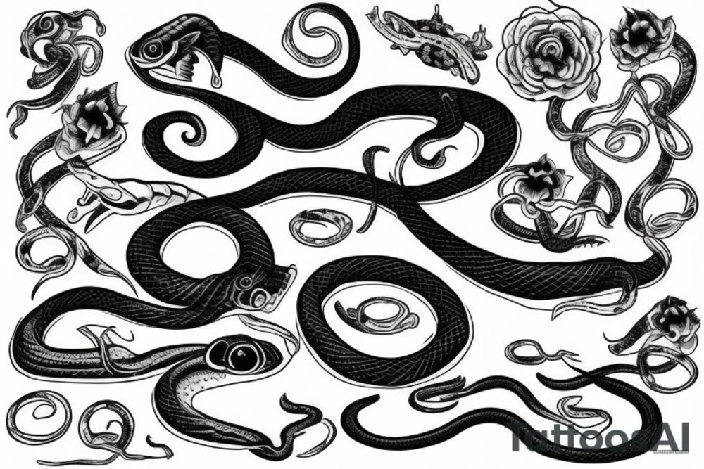 snake tattoo idea