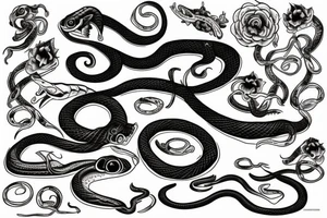 snake tattoo idea