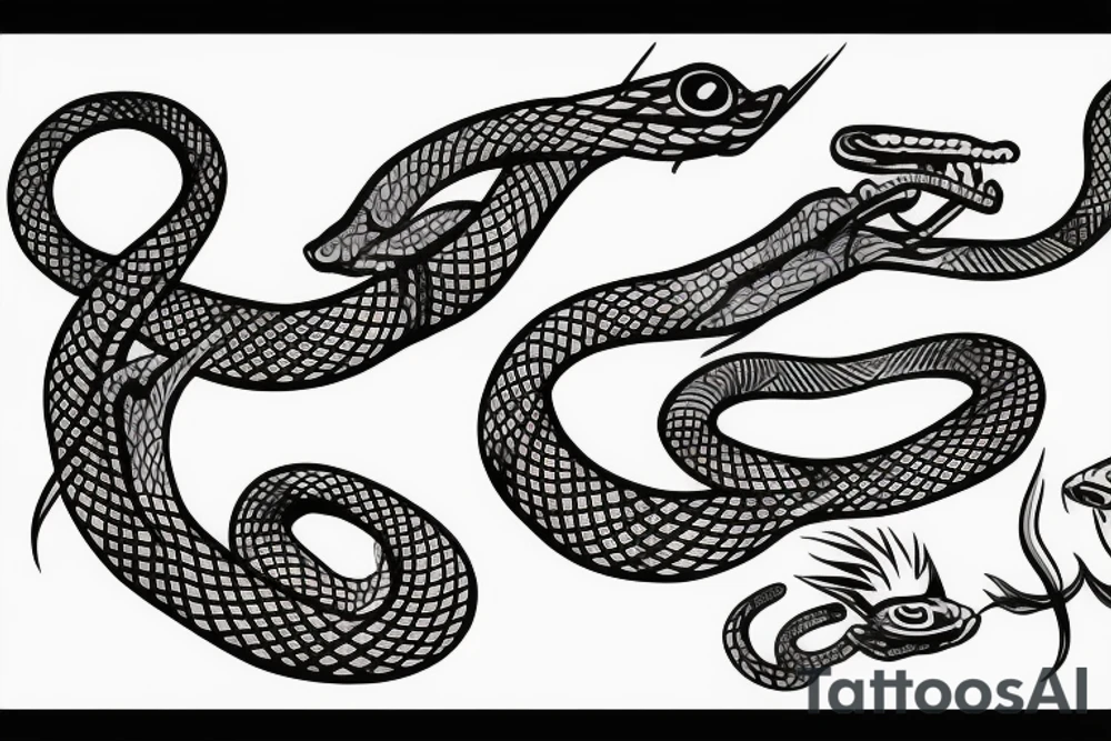 snake tattoo idea