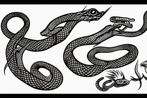 snake tattoo idea