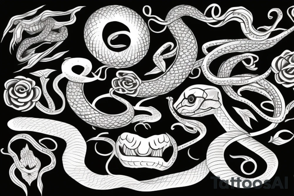 snake tattoo idea