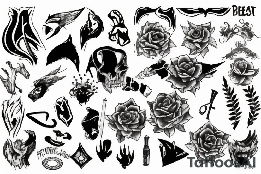 beast tattoo idea