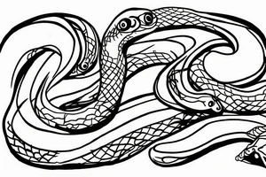 Snake tattoo idea