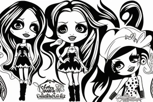 Bratz doll tattoo idea