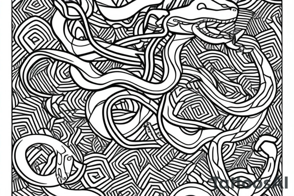 Snake tattoo idea
