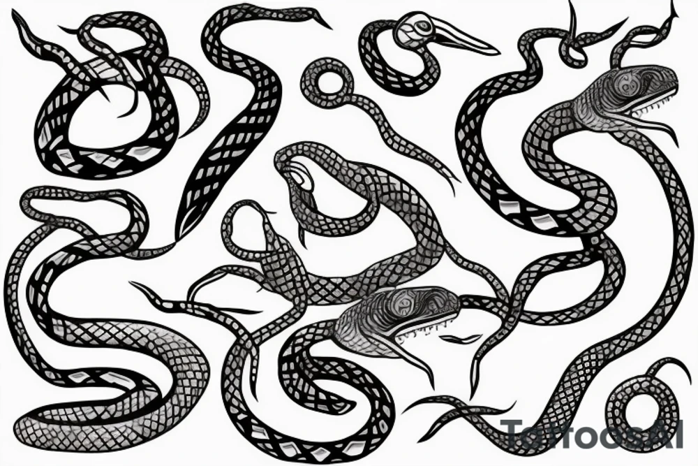 Snake tattoo idea