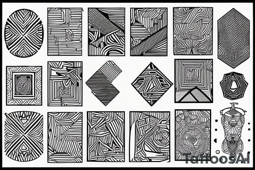 Lines tattoo idea