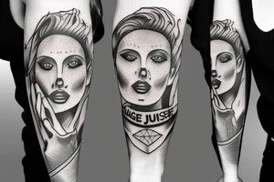 Orange juice tattoo idea