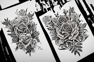 The word “amor” tattoo idea