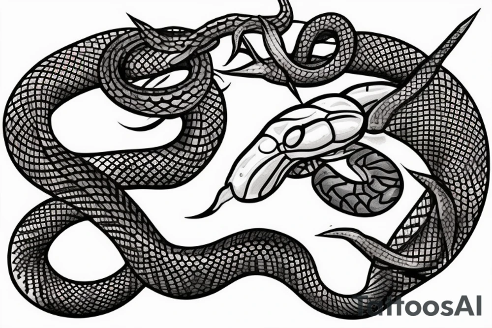Snake tattoo idea