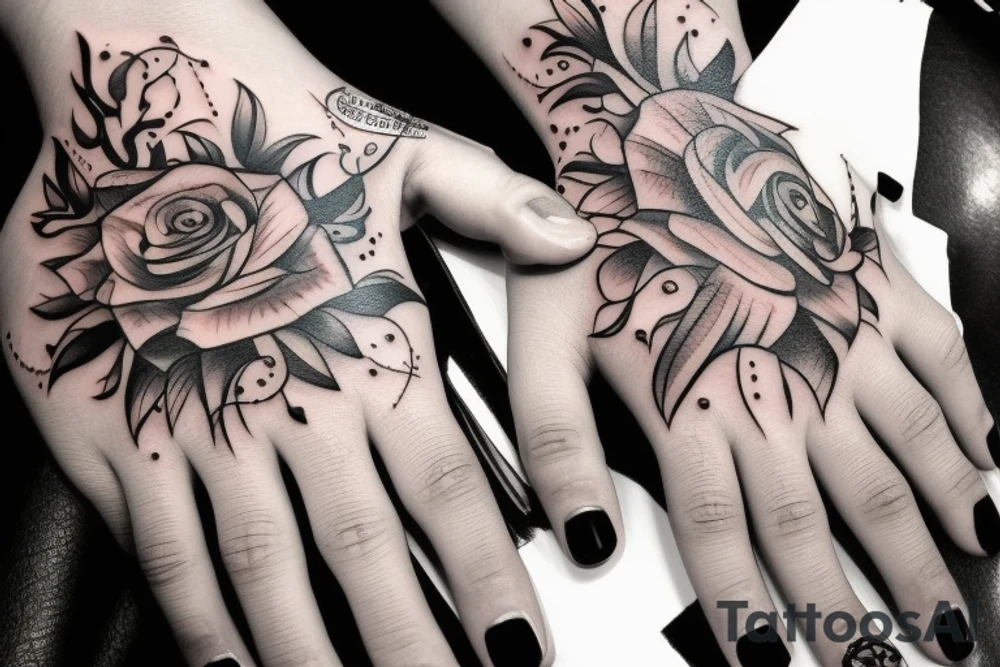 Hands tattoo idea