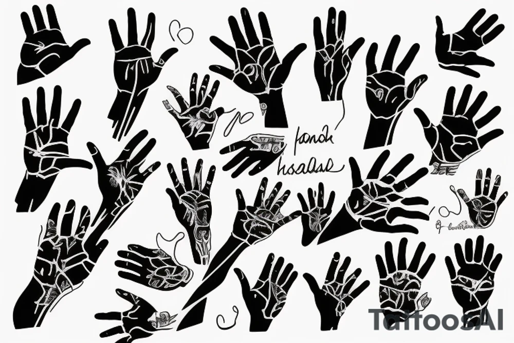 Hands tattoo idea