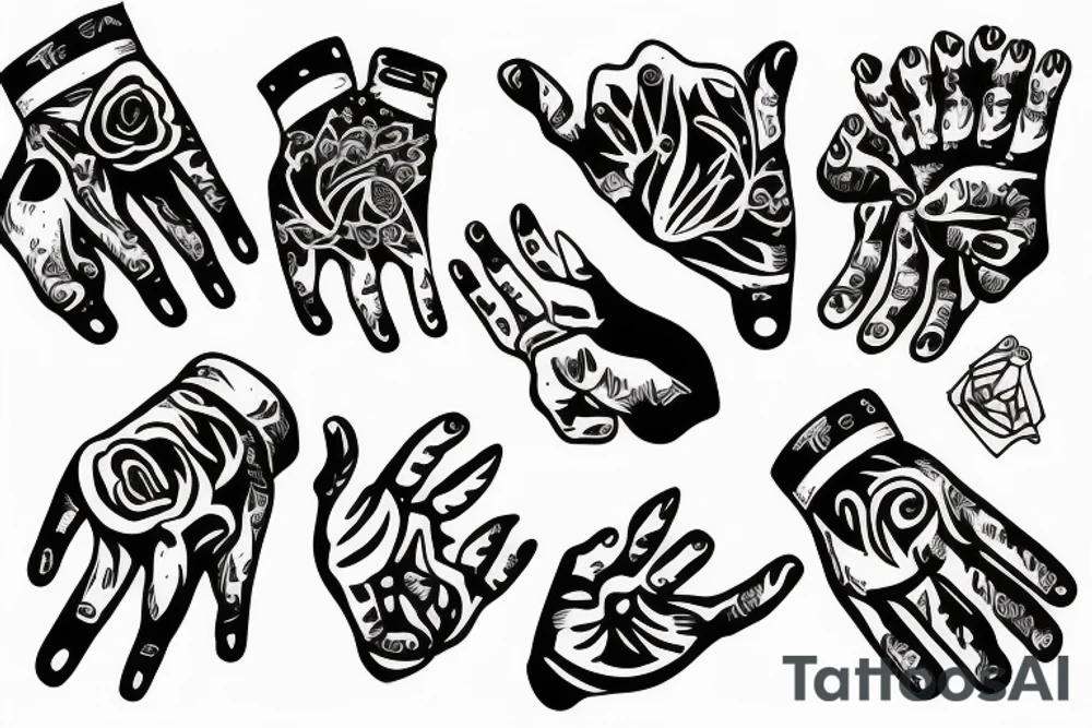 Hands tattoo idea