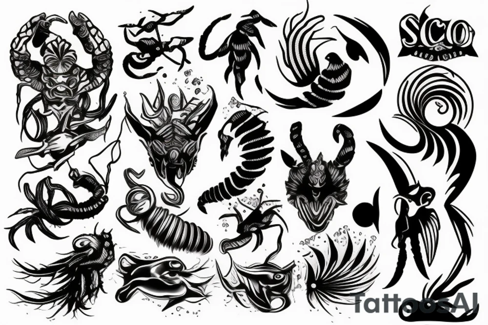 Scorpio tattoo idea
