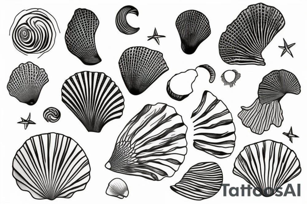 Shell tattoo idea