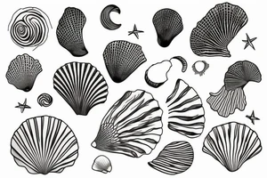 Shell tattoo idea