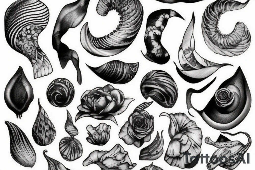 Shell tattoo idea