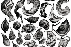 Shell tattoo idea