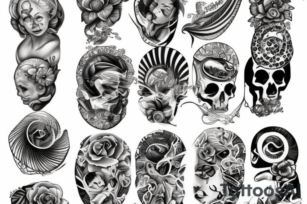 Shell tattoo idea