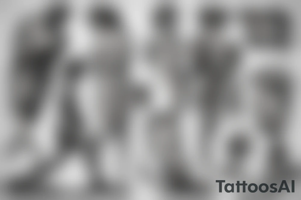 Greek statue tattoo idea