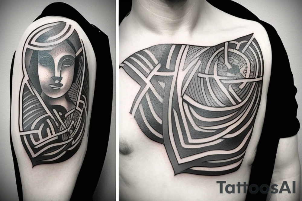 Greek statue tattoo idea