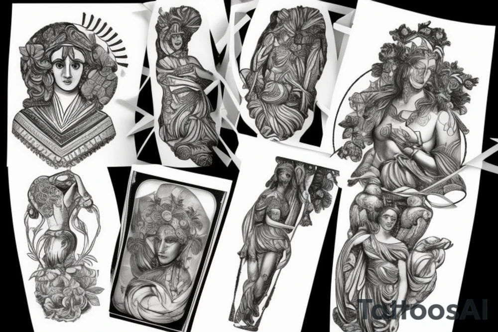 Roman sculpture tattoo idea