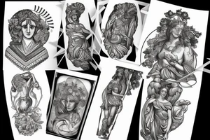 Roman sculpture tattoo idea
